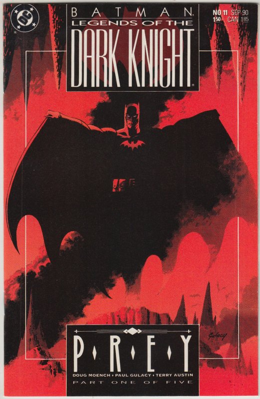 Metropolis Comics and Collectibles - BATMAN: LEGENDS OF THE DARK KNIGHT  (1989-2007) #11 - NM+: 
