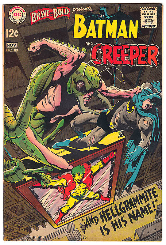 Front cover of BRAVE AND THE BOLD, THE (1955-83) #80