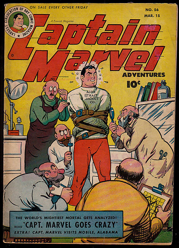 Front cover of CAPTAIN MARVEL ADVENTURES (1941-53) #56
