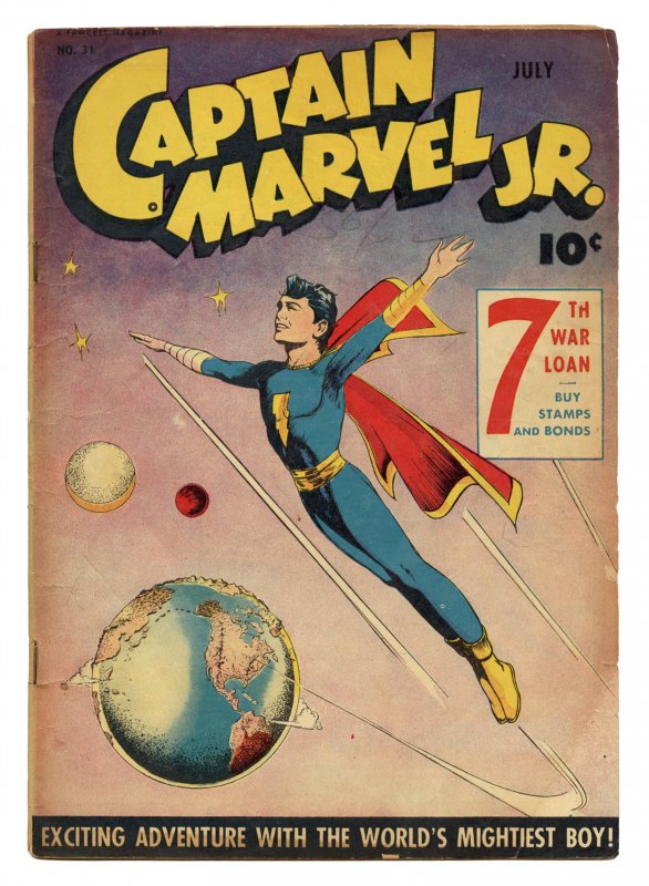 Front cover of CAPTAIN MARVEL JR. (1942-53) #31