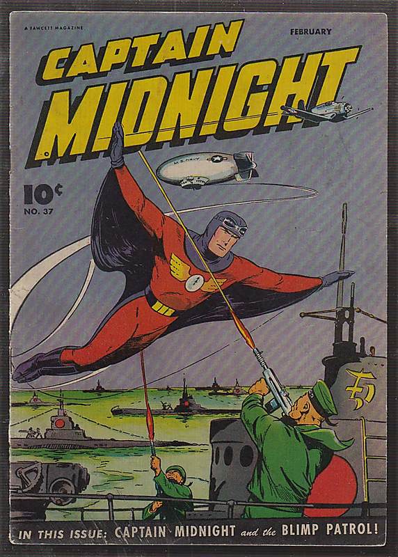 Front cover of CAPTAIN MIDNIGHT #37