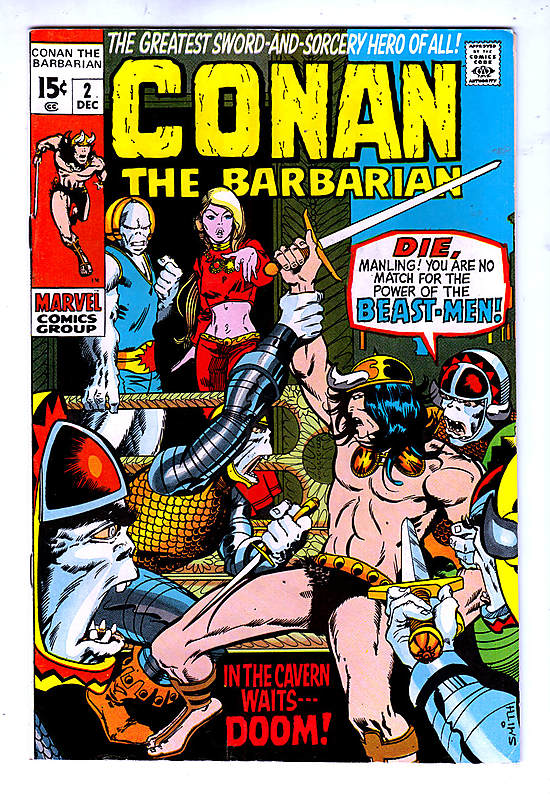 Front cover of CONAN THE BARBARIAN (1970-93) #2