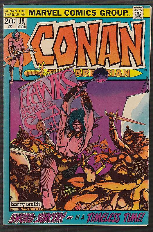 Front cover of CONAN THE BARBARIAN (1970-93) #19
