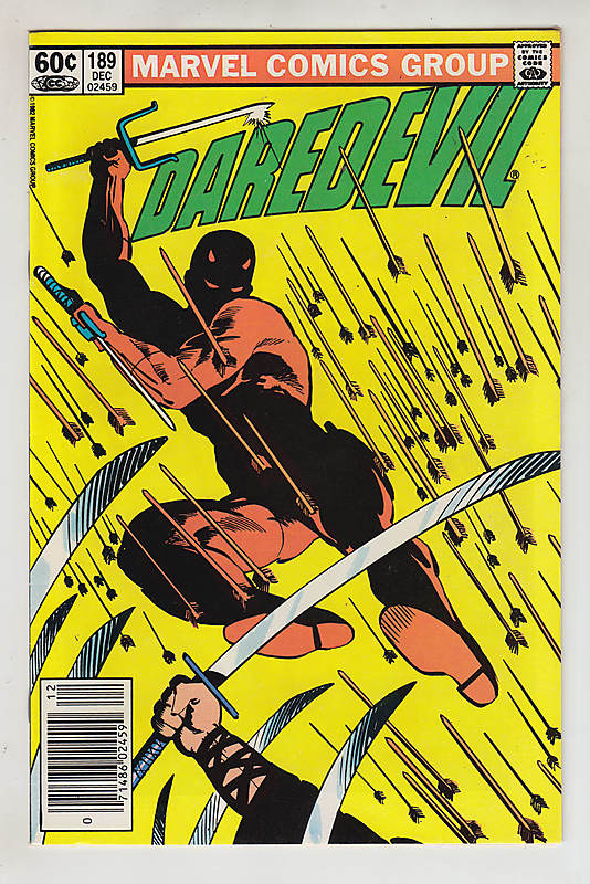 Front cover of DAREDEVIL (1964-98) #189
