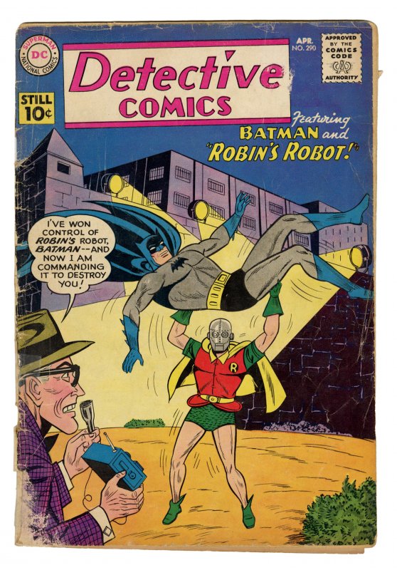 Front cover of DETECTIVE COMICS (1937-2011; 2016-) #290