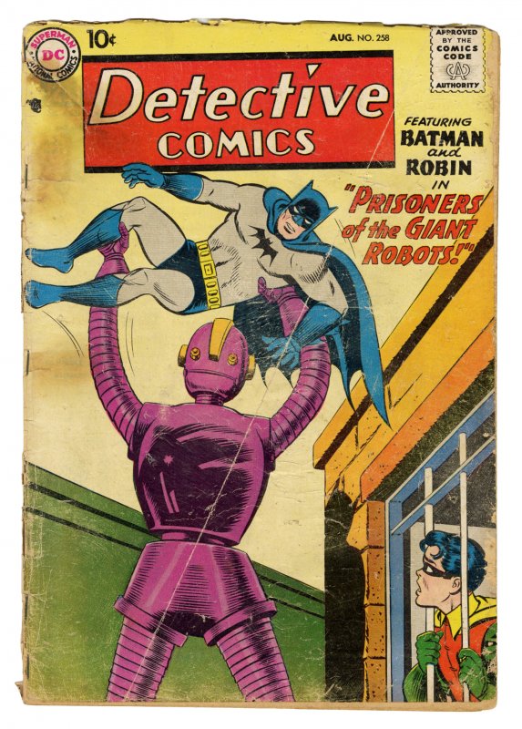 Front cover of DETECTIVE COMICS (1937-2011; 2016-) #258