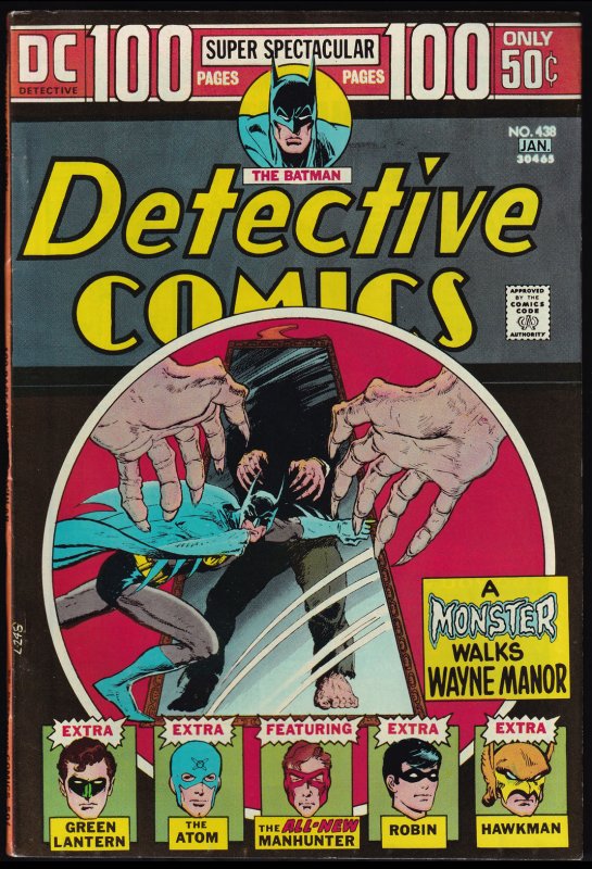 Front cover of DETECTIVE COMICS (1937-2011; 2016-) #438
