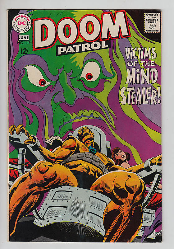 Front cover of DOOM PATROL, THE (1964) #119