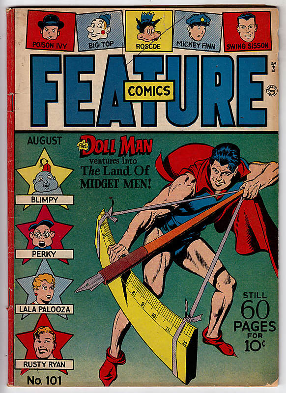 Front cover of FEATURE COMICS #101
