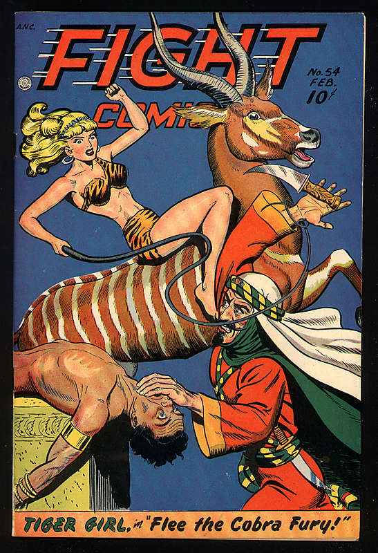 Front cover of FIGHT COMICS (1940-54) #54