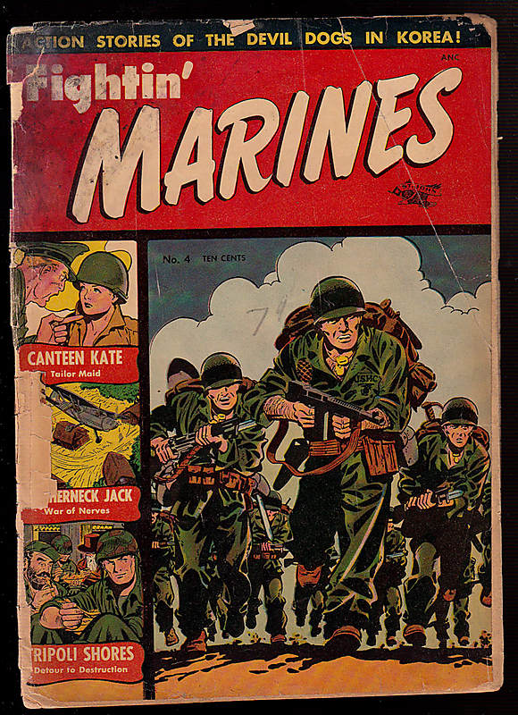 Front cover of FIGHTIN' MARINES #4