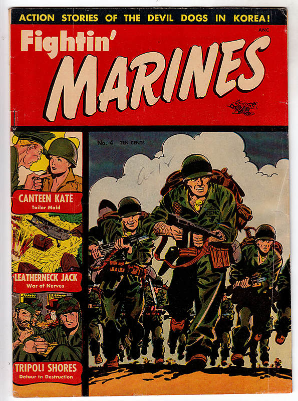 Front cover of FIGHTIN' MARINES #4