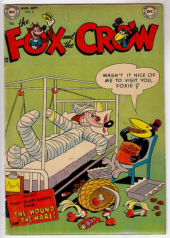 Front cover of FOX AND THE CROW (1951-68) #5