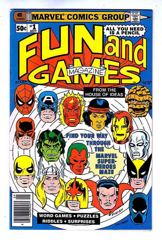 Front cover of FUN AND GAMES MAGAZINE #1