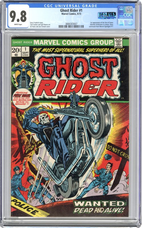 Front cover of GHOST RIDER (1973-83) #1