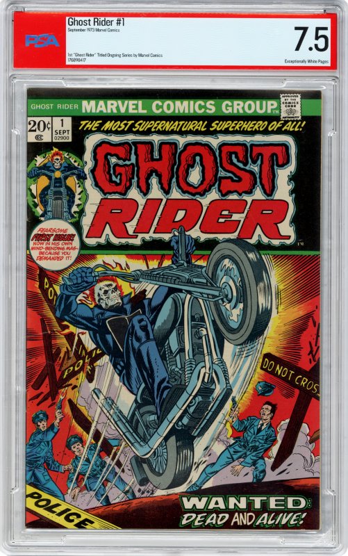 Front cover of GHOST RIDER (1973-83) #1