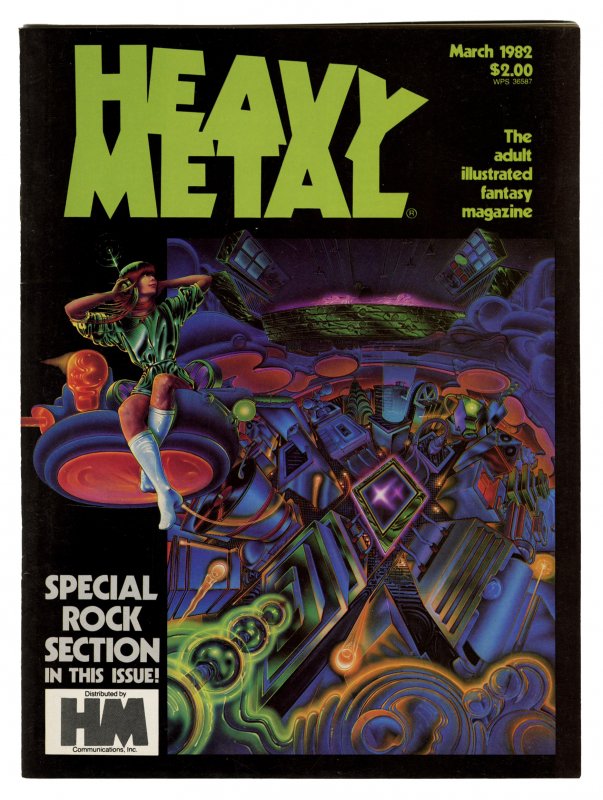 Front cover of HEAVY METAL (1977-) V5 #12 Magazine