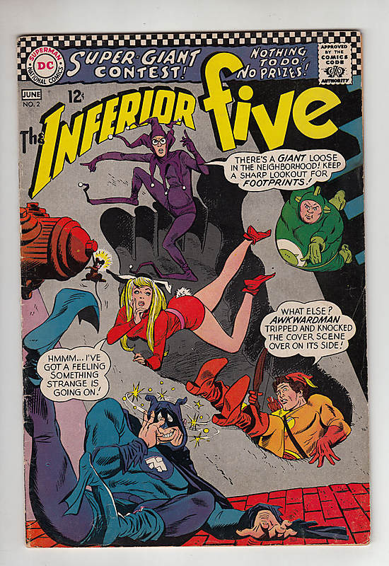Front cover of INFERIOR FIVE #2