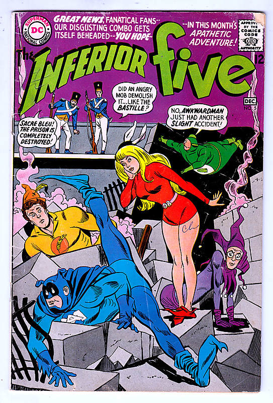 Front cover of INFERIOR FIVE #5