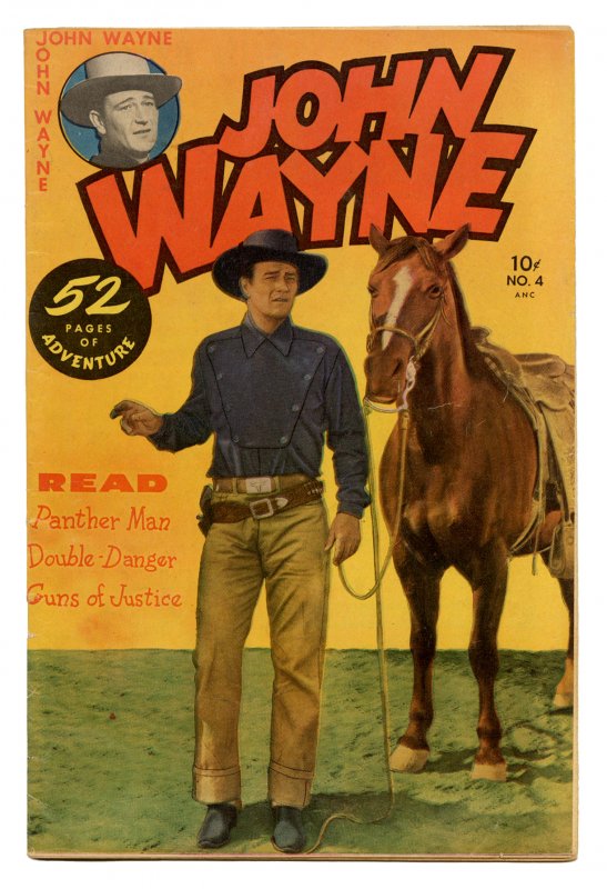 Front cover of JOHN WAYNE ADVENTURE COMICS-1949 #4
