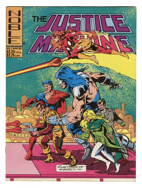 Front cover of JUSTICE MACHINE (1981-83) #2
