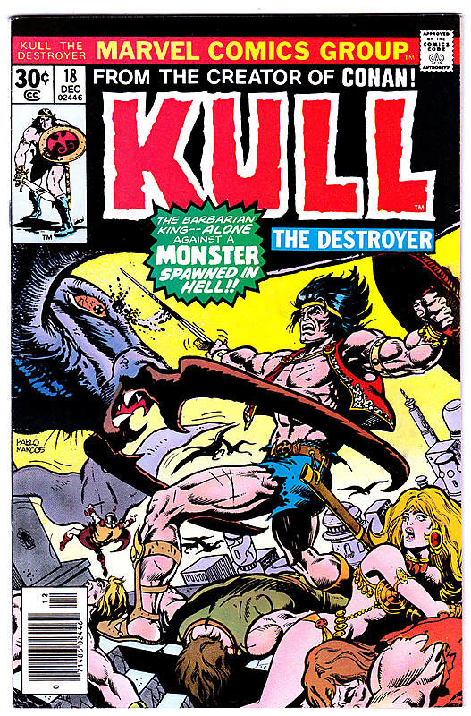 Front cover of KULL THE CONQUEROR (1971-78) #18