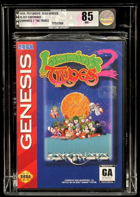 Lemmings 2 The Tribes - Sega Genesis 1994 Game Cartridge Only - Tested  Authentic