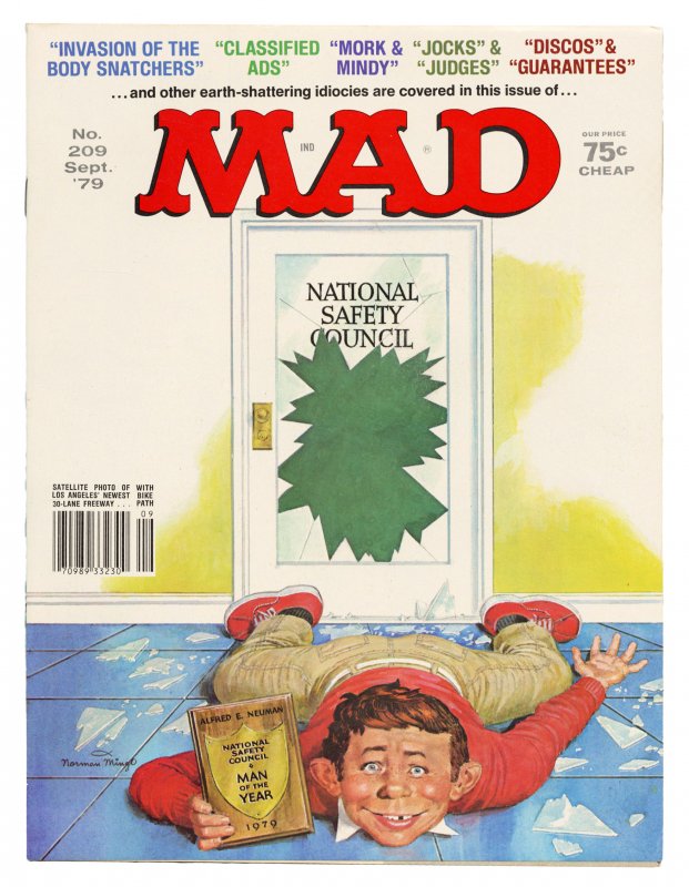 Front cover of MAD (1952-2018) #209