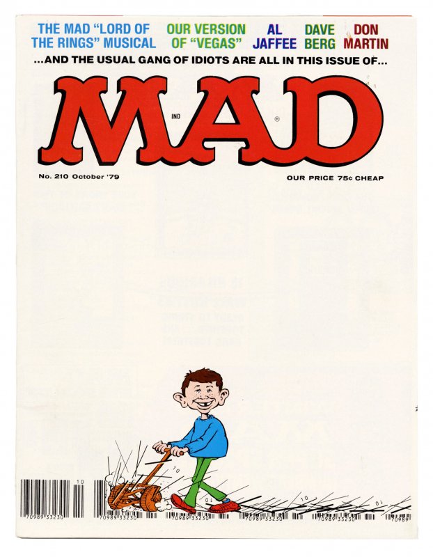 Front cover of MAD (1952-2018) #210