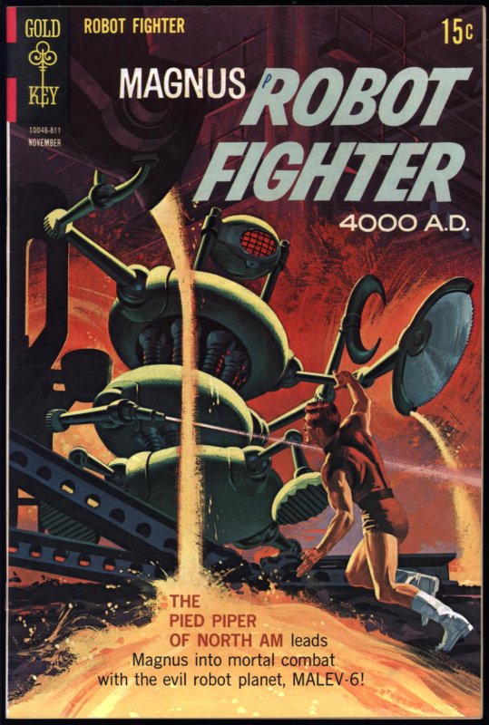 Front cover of MAGNUS, ROBOT FIGHTER (1963-77) #24