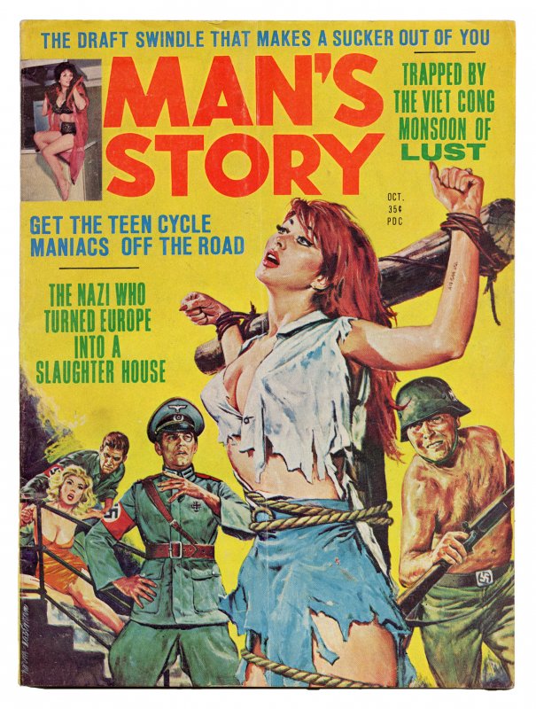Front cover of MAN'S STORY V7 #6 Magazine