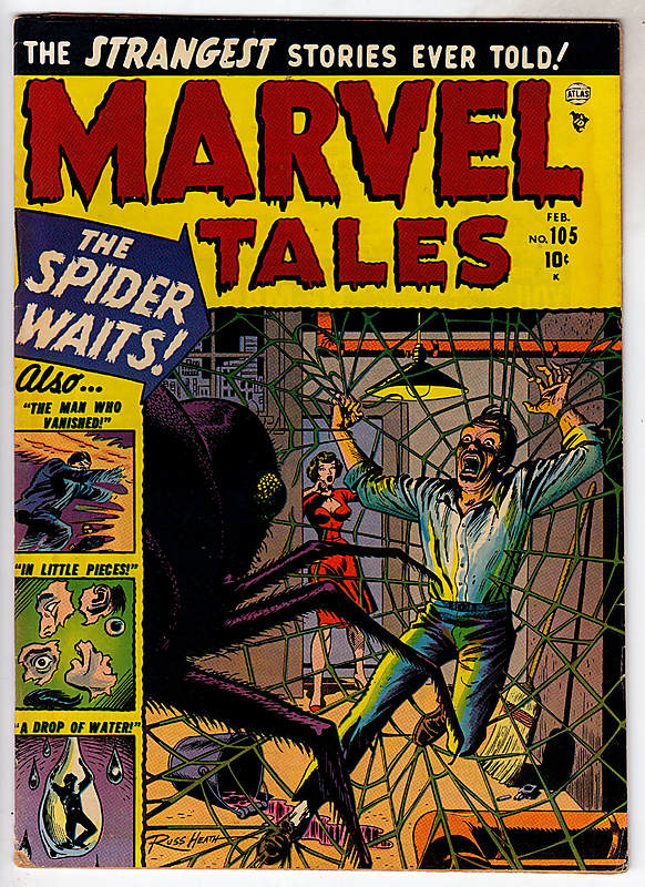 Front cover of MARVEL TALES (1949-57) #105