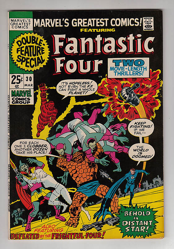 Front cover of MARVEL'S GREATEST COMICS #30