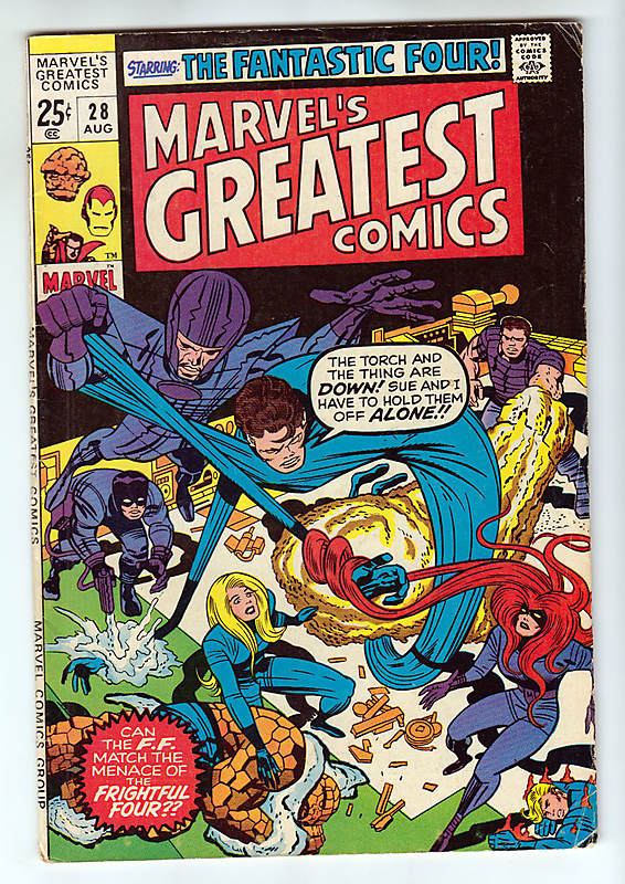 Front cover of MARVEL'S GREATEST COMICS #28
