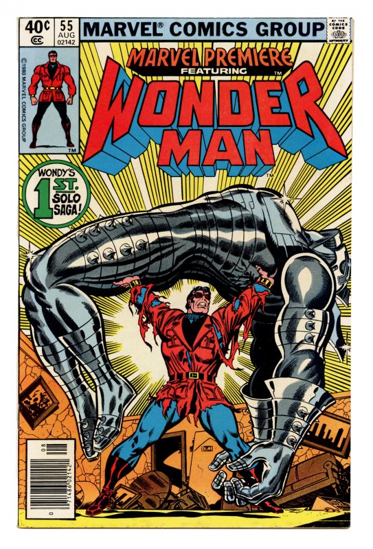 Front cover of MARVEL PREMIERE (1972-81) #55