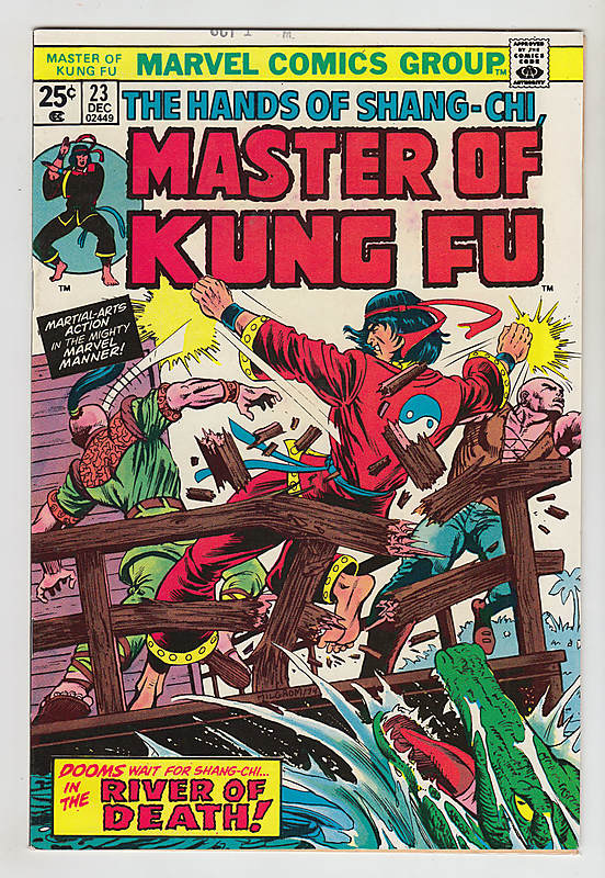 Front cover of MASTER OF KUNG-FU #23