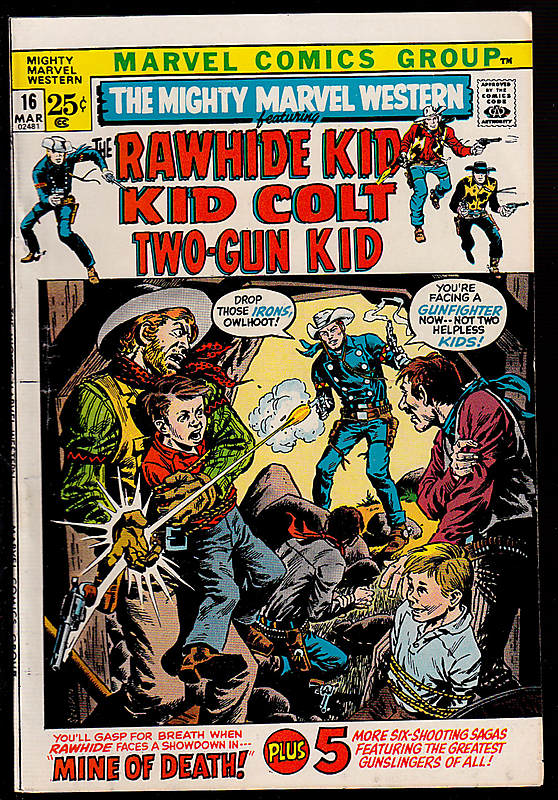 Front cover of MIGHTY MARVEL WESTERN-1968 #16