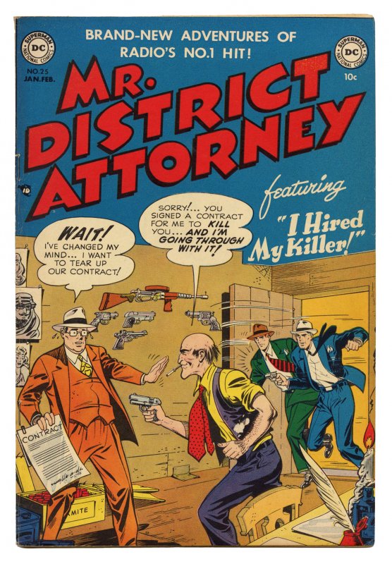 Front cover of MISTER DISTRICT ATTORNEY #25
