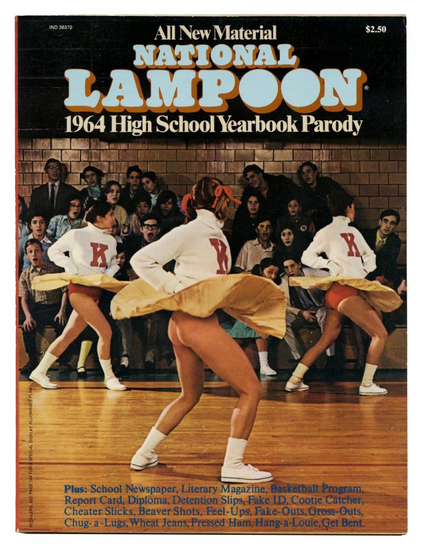 Front cover of NATIONAL LAMPOON 1964 HIGH SCHOOL YEARBOOK PARODY (1974)  TPB