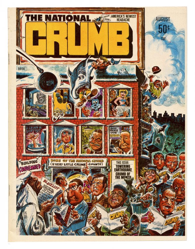 Front cover of NATIONAL CRUMB, THE (1975) #1 Magazine