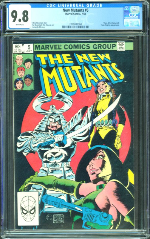 Front cover of NEW MUTANTS (1983-91) #5