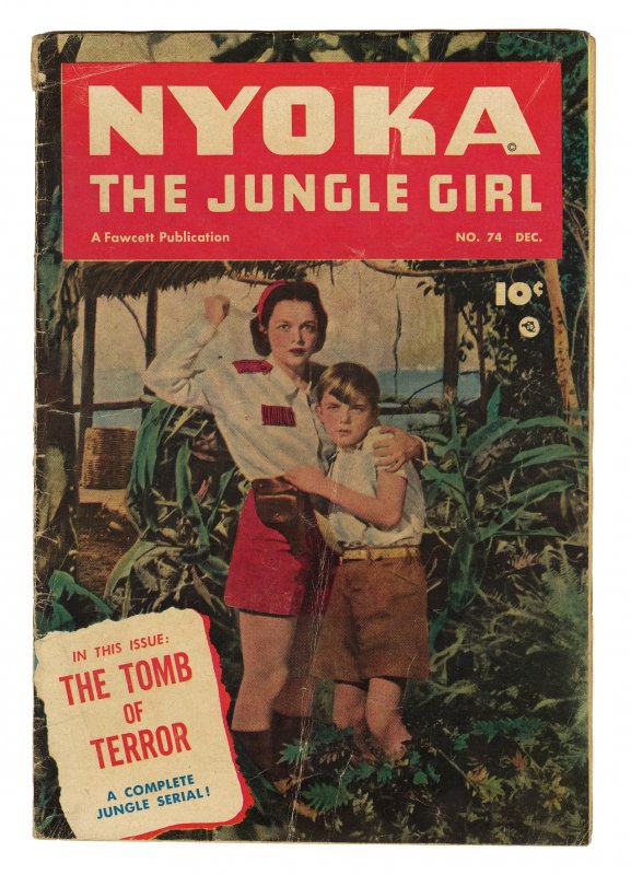 Front cover of NYOKA, THE JUNGLE GIRL 1945-53 #74