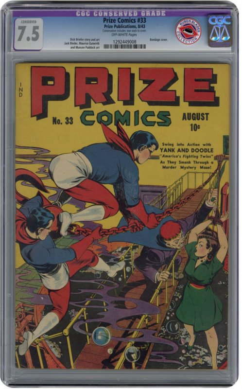 Front cover of PRIZE COMICS 1940-48 #33