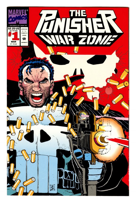 Front cover of PUNISHER: WAR ZONE (1992-95) #1