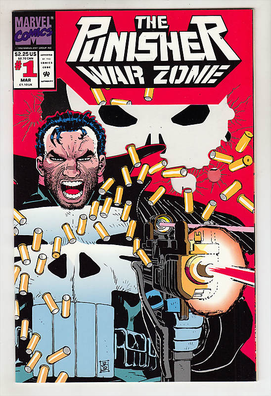 Front cover of PUNISHER: WAR ZONE (1992-95) #1