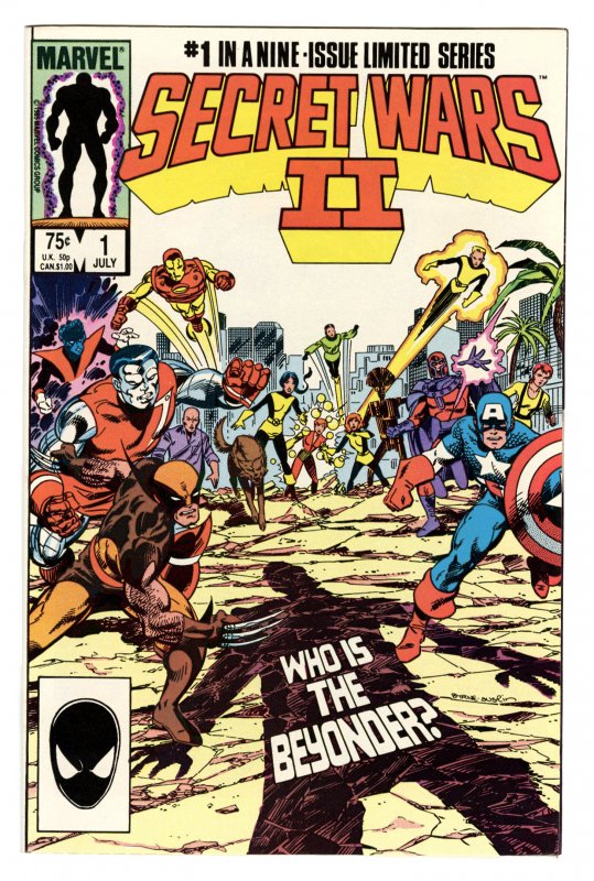 Front cover of SECRET WARS II (1985-86) #1