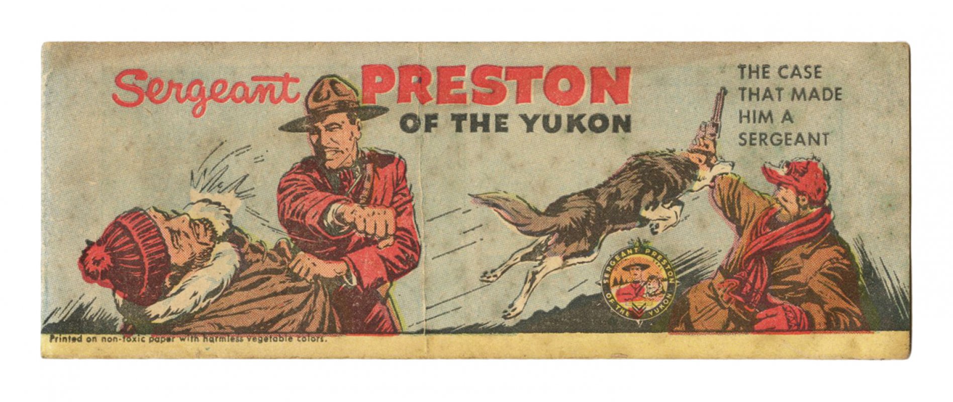 Front cover of SERGEANT PRESON OF THE YUKON QUAKER GIVEAWAY (1956) #nn