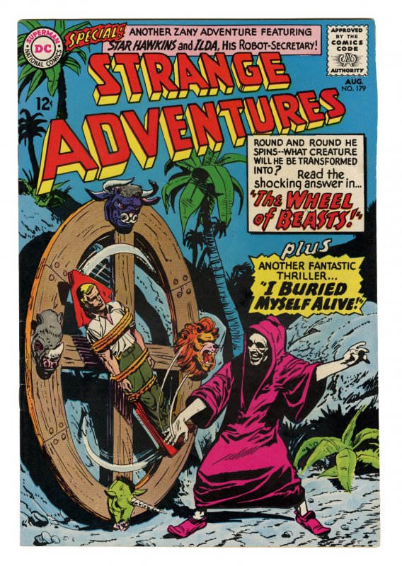 Front cover of STRANGE ADVENTURES #179
