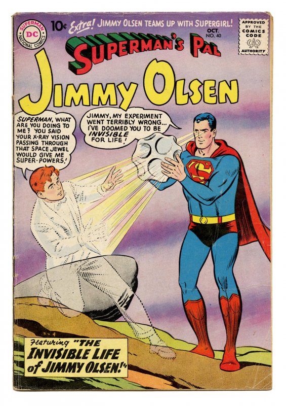 Front cover of SUPERMAN'S PAL JIMMY OLSEN (1954-74) #40
