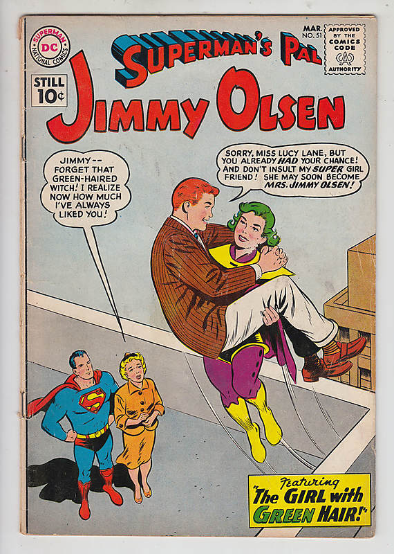 Front cover of SUPERMAN'S PAL JIMMY OLSEN (1954-74) #51